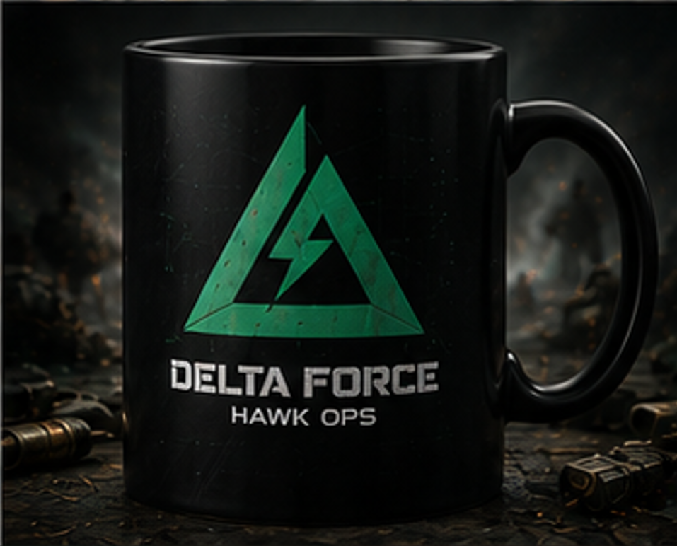 Delta Force Hawk Ops Mug | Iconic Logo Gaming Cup