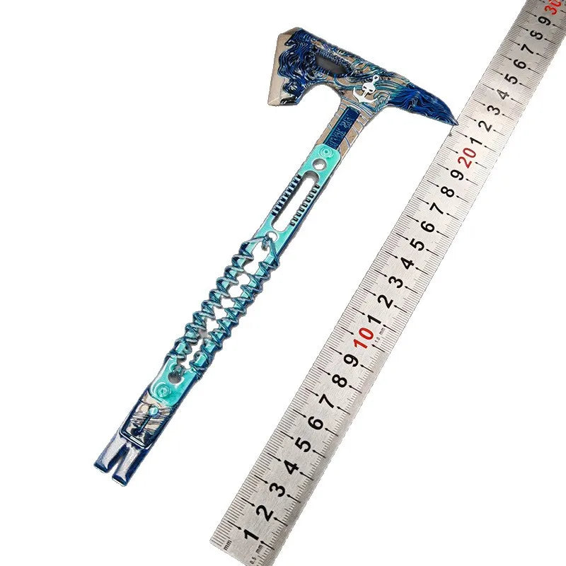 Replik der Delta Force Streitaxt – 22 cm großes Samurai-Waffenmodell aus Metall | Gaming- & Cosplay-Requisite