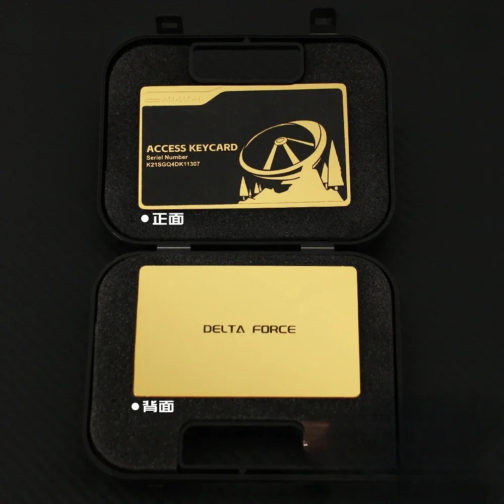 Delta Force Hawk Ops Action Metal Room Card – Spielzubehör zum Sammeln und Schreibtischornament