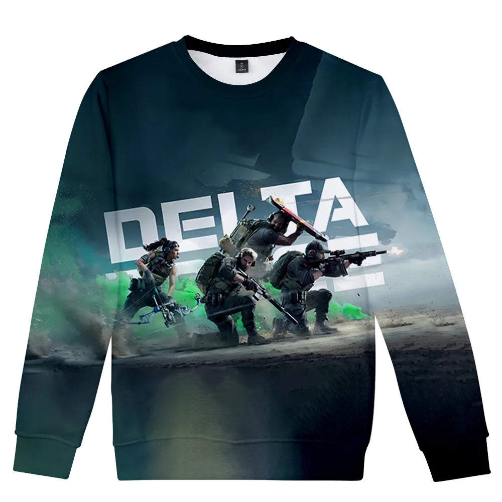 Delta Force Hawk Ops Hoodies - Stylish Unisex Pullover Sweatshirts for Casual & Hip-Hop Fashion