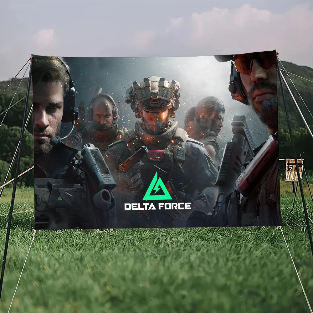 Hawk-Flagge für das Delta Force Hawk Ops-Spiel – Delta Ops-Außenbanner und Heimdekoration