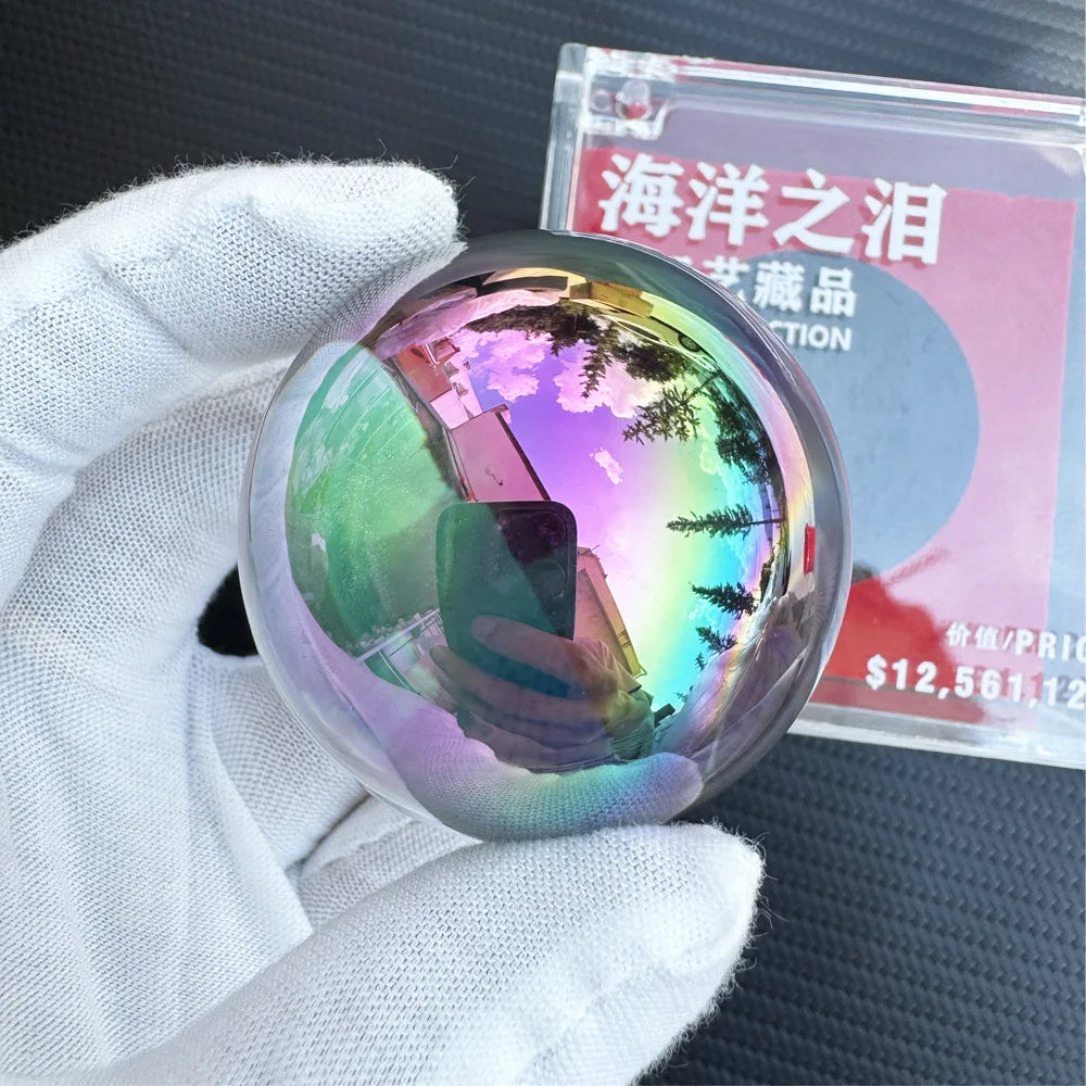 Delta Force Ocean Tear Crystal Ball – Game Collectible Cosplay Prop, Desktop Ornament with Gift Box