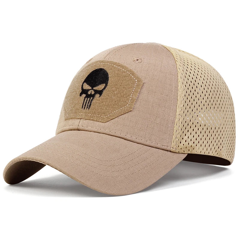 Delta Force Hawk Ops Skull Tactical Cap – Airsoft- und Outdoor-Mütze im Militärstil