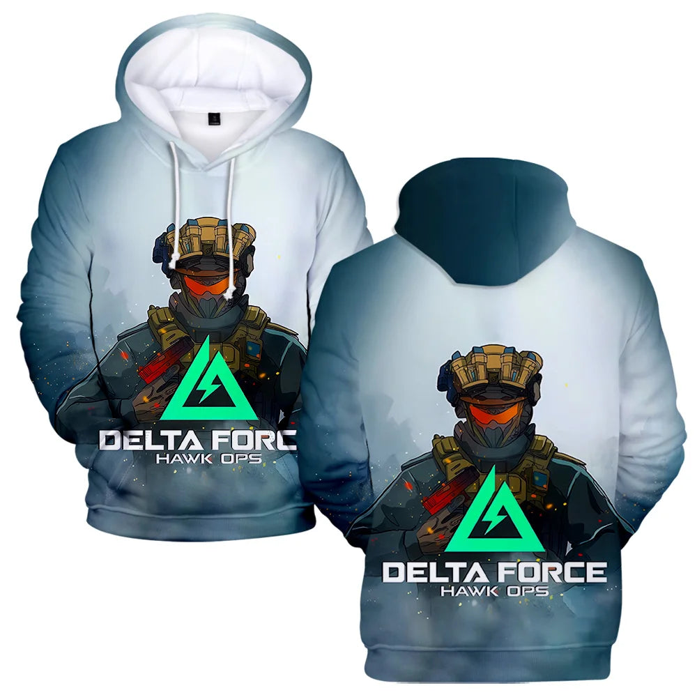Sweats à capuche Delta Force - Nouveaux sweat-shirts streetwear unisexes inspirés du cosplay