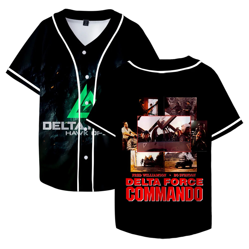 Delta Force Cosplay Unisex Short Sleeve Tee - Casual Streetwear