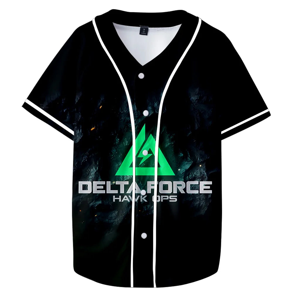 Delta Force Cosplay Unisex Short Sleeve Tee - Casual Streetwear