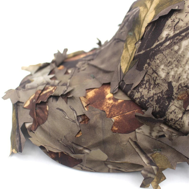 Delta Force Hawk Ops Tactical Baseball Cap – 3D-Blatt-Camouflage-Snapback für Outdoor-Abenteuer