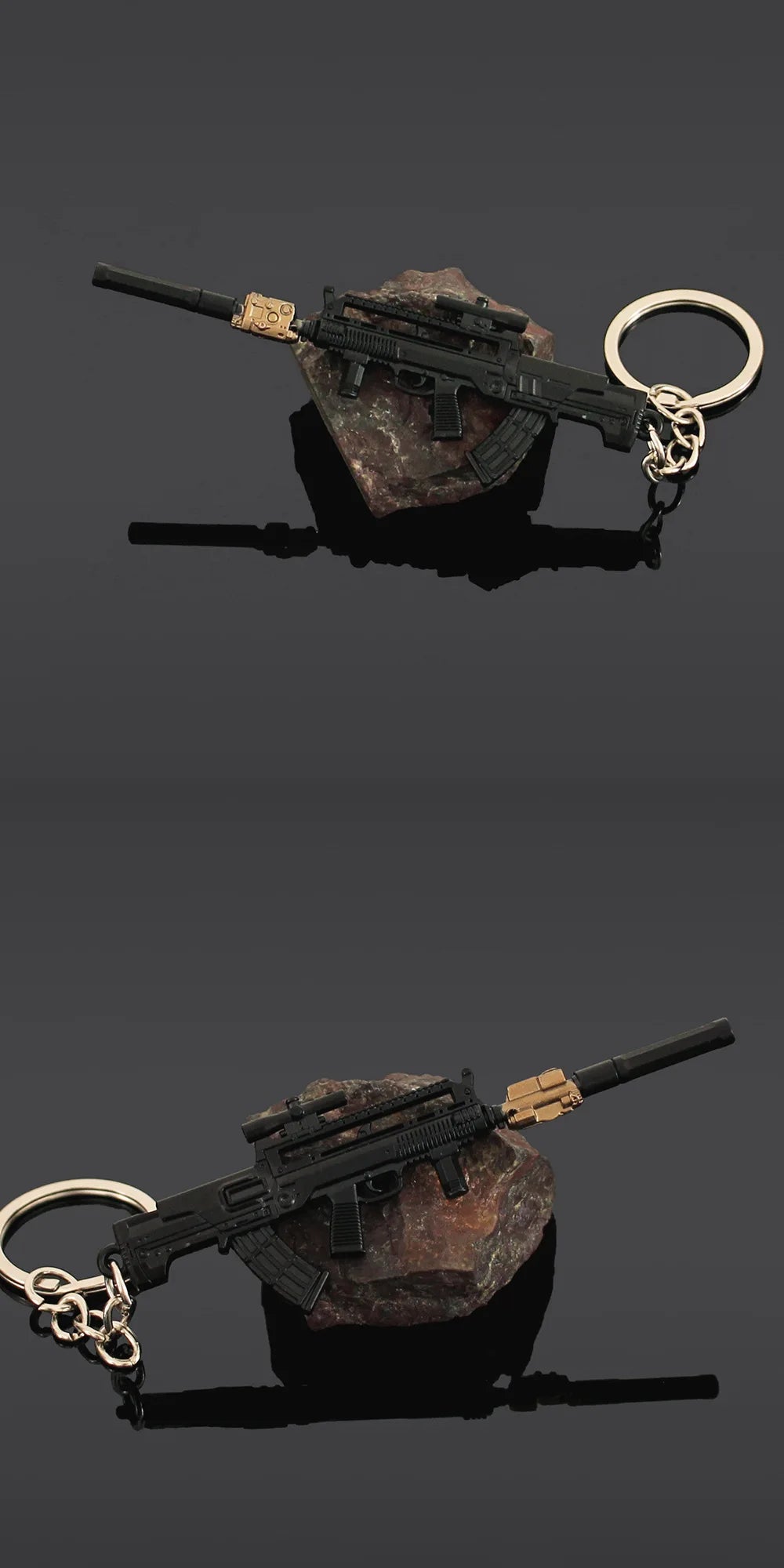 Delta Force T95-1 Gun Model Keychain – 9cm Mini Metal Pendant for Collectors, Gamers & Fans