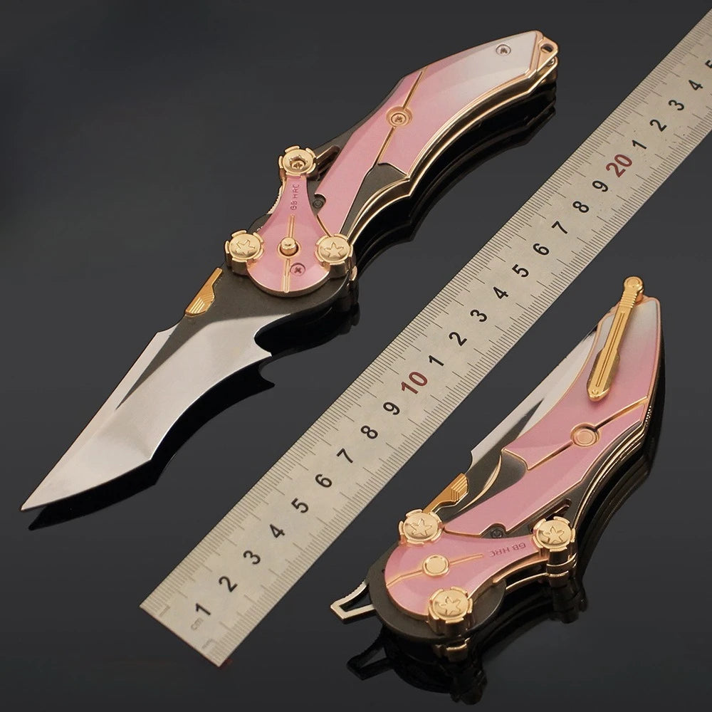 Delta Force Klappmesser LIMITIERTE EDITION – Replika der 22 cm langen springenden Klinge | Gaming-Requisite & Schreibtisch-Dekor