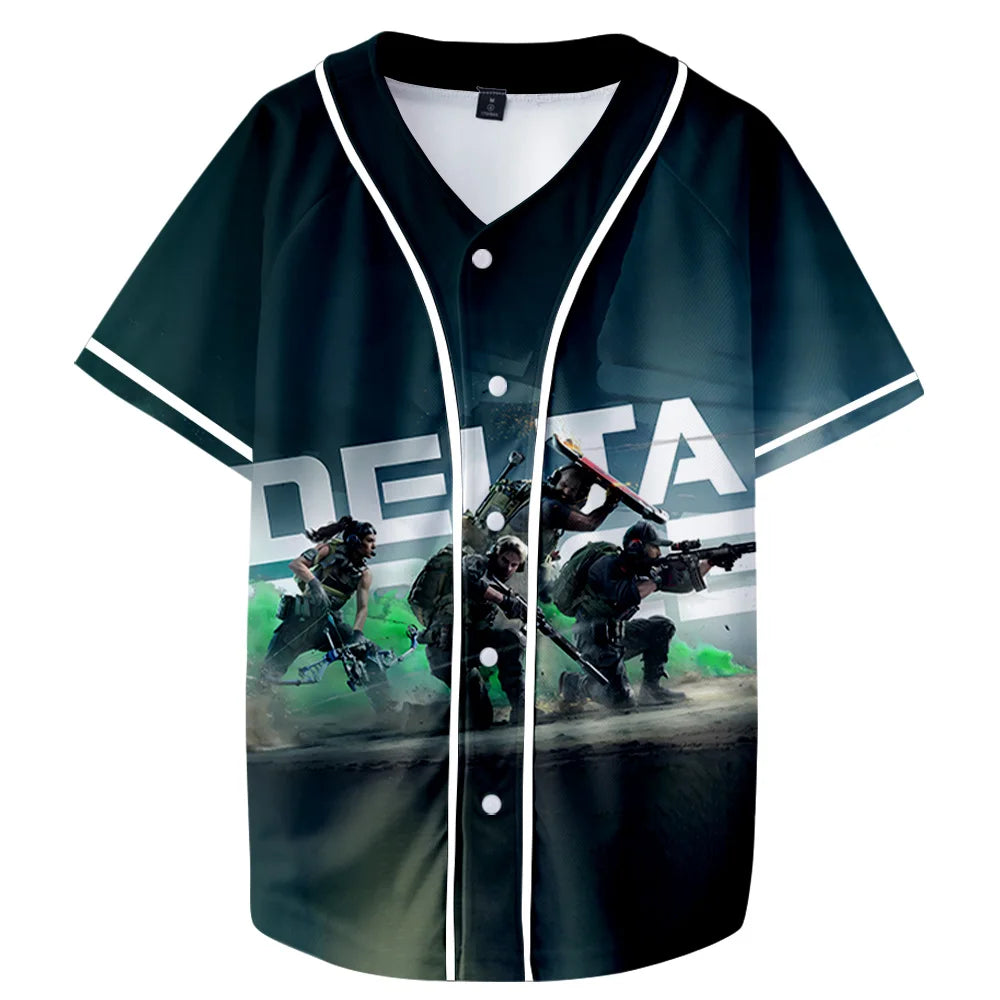 Delta Force Cosplay Unisex Short Sleeve Tee - Casual Streetwear