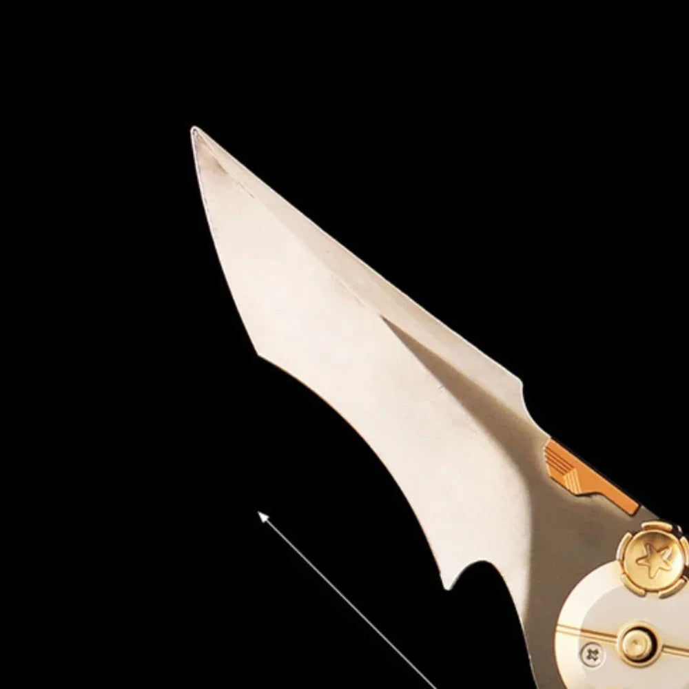 Couteau pliant flexible Delta Force Hawk Ops de 27 cm, réplique en métal inspirée
