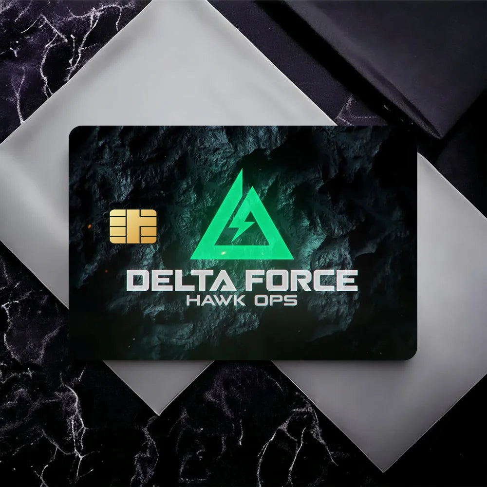 Delta Force Hawk Ops Waterproof Sticker Set – 4PCS Card Cover Decoration