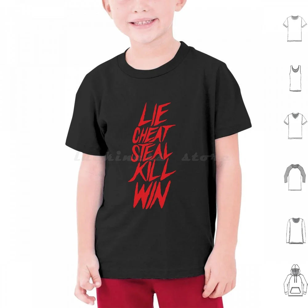 Delta Force x Run The Jewels T-Shirt – „Lügen, Betrügen, Stehlen, Töten“, cooles Baumwoll-T-Shirt