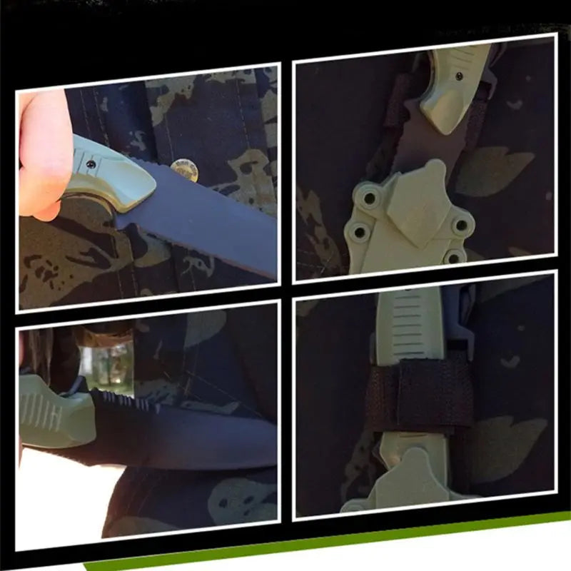 1:1 Delta Force Taktisches Gummimesser - Sicheres Militärtraining & Cosplay Requisite