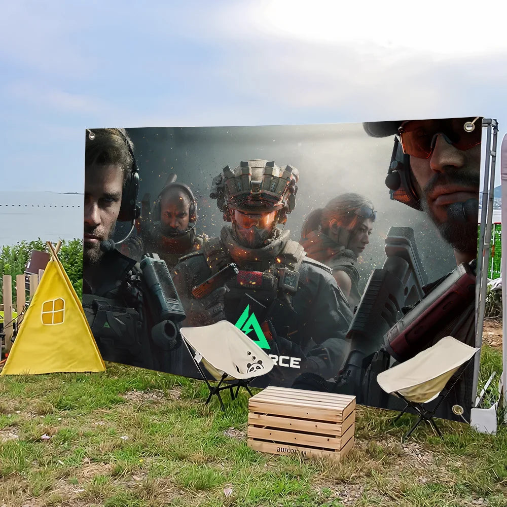Hawk-Flagge für das Delta Force Hawk Ops-Spiel – Delta Ops-Außenbanner und Heimdekoration