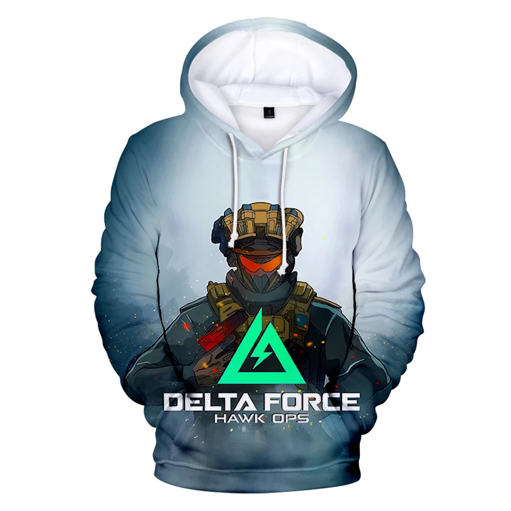 Sweats à capuche Delta Force - Nouveaux sweat-shirts streetwear unisexes inspirés du cosplay