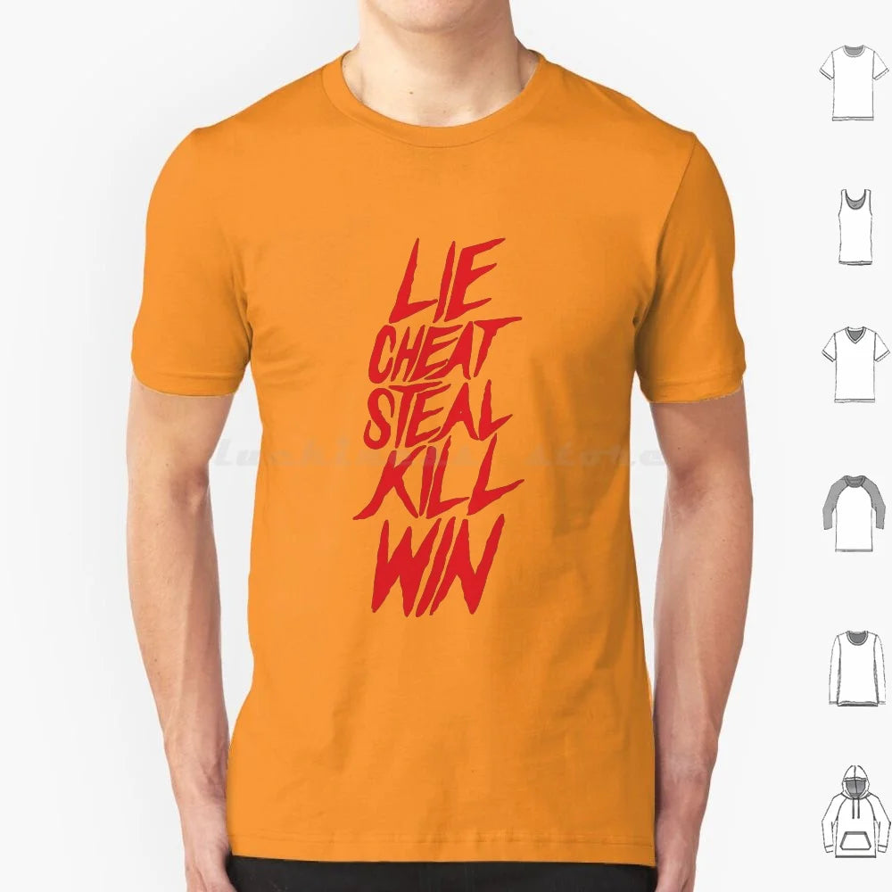 Delta Force x Run The Jewels T-Shirt – „Lügen, Betrügen, Stehlen, Töten“, cooles Baumwoll-T-Shirt