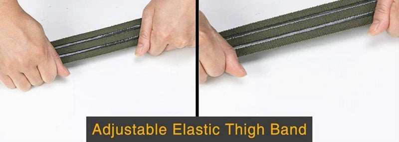 Sangle de cuisse tactique Delta Force - Bande élastique réglable pour étui à pistolet
