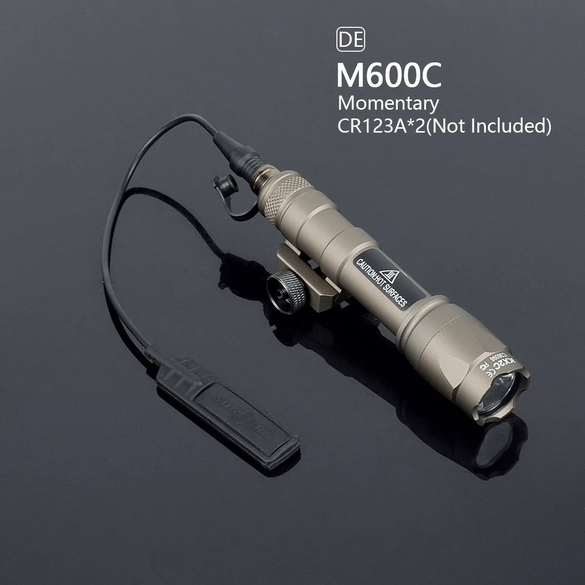 Delta Force Hawk Ops Tactical Surefire M600 Waffenlicht - Taschenlampe für Gewehr und Pistole