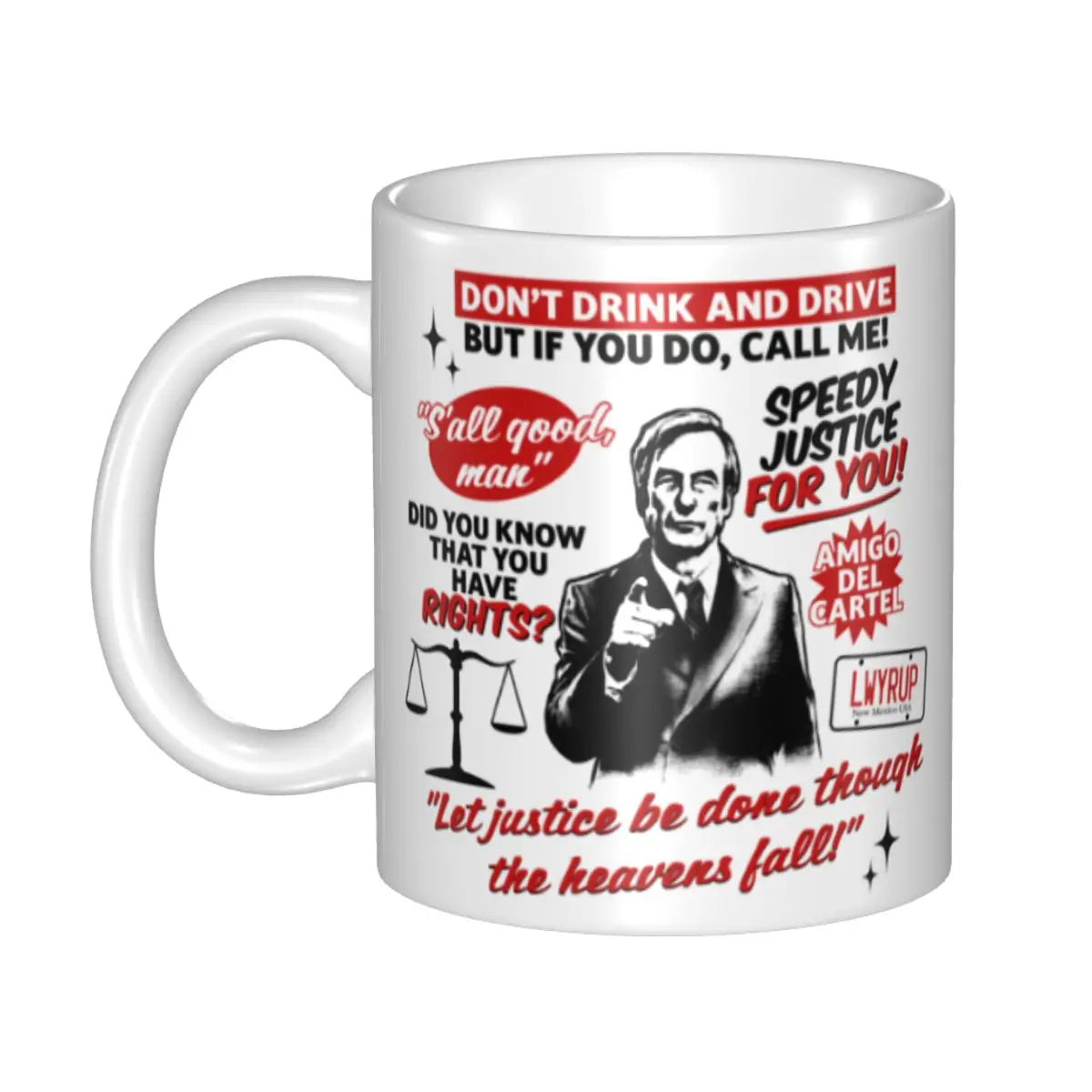 Personalisierte Delta Force x Better Call Saul Tasse - Individuelle Kaffee- und Teetasse aus Keramik