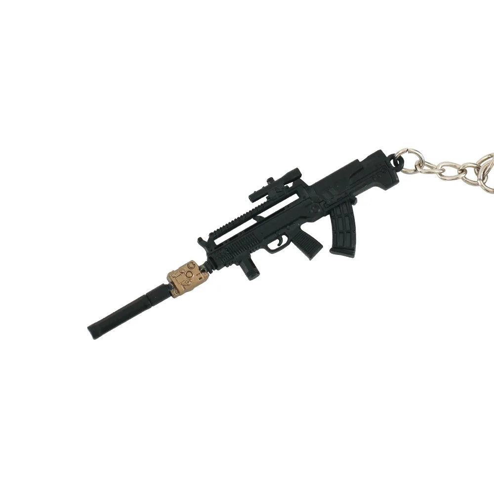 Delta Force T95-1 Gun Model Keychain – 9cm Mini Metal Pendant for Collectors, Gamers & Fans