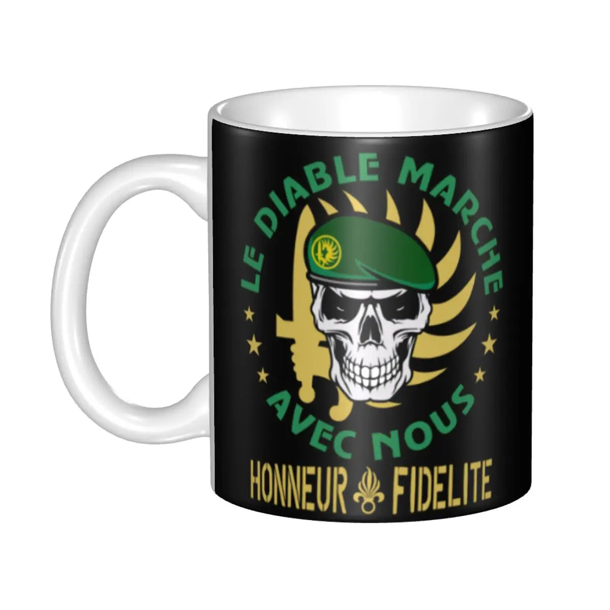 Personalisierte Delta Force x Fremdenlegion Tasse - Individuelle Kaffee- und Teetasse aus Keramik