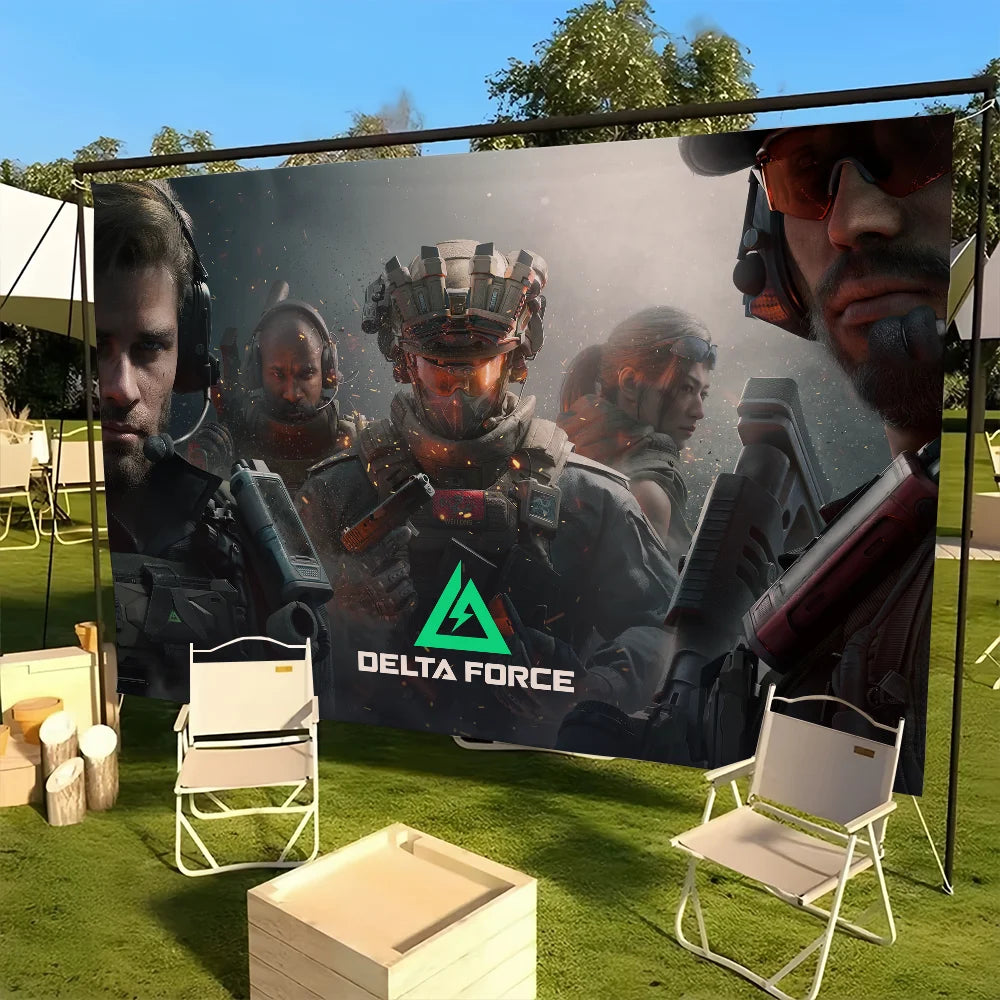 Hawk-Flagge für das Delta Force Hawk Ops-Spiel – Delta Ops-Außenbanner und Heimdekoration