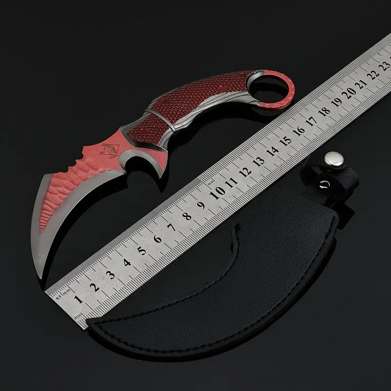 Karambit inspiré de Delta Force Action avec étui