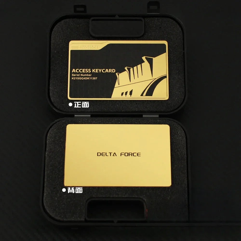 Delta Force Hawk Ops Action Metal Room Card – Spielzubehör zum Sammeln und Schreibtischornament
