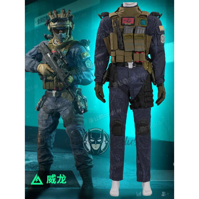 Delta Force: Hawk Ops Long Wei Cosplay Costume