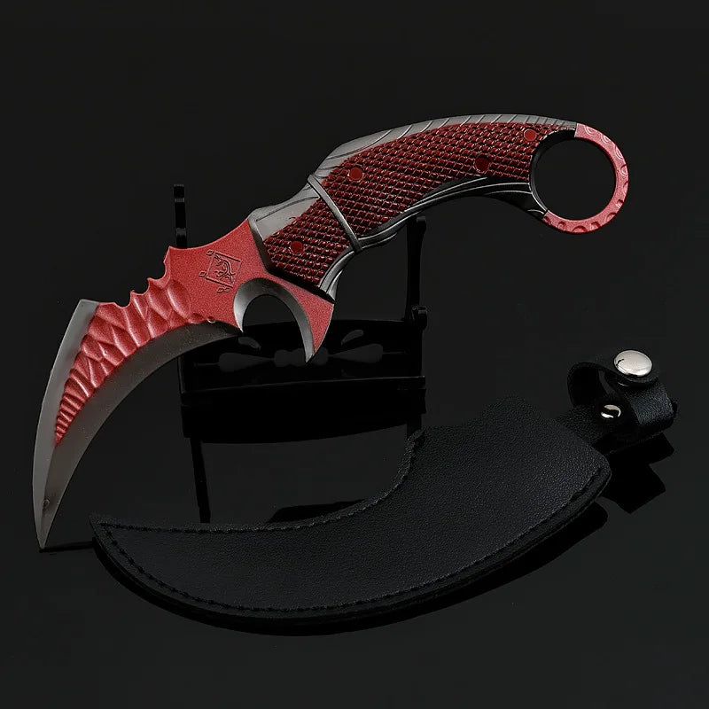 Karambit inspiré de Delta Force Action avec étui