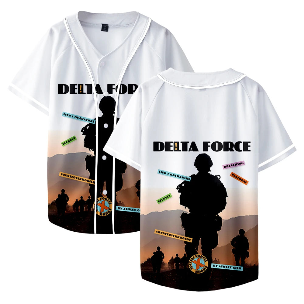 Delta Force Cosplay Unisex Short Sleeve Tee - Casual Streetwear