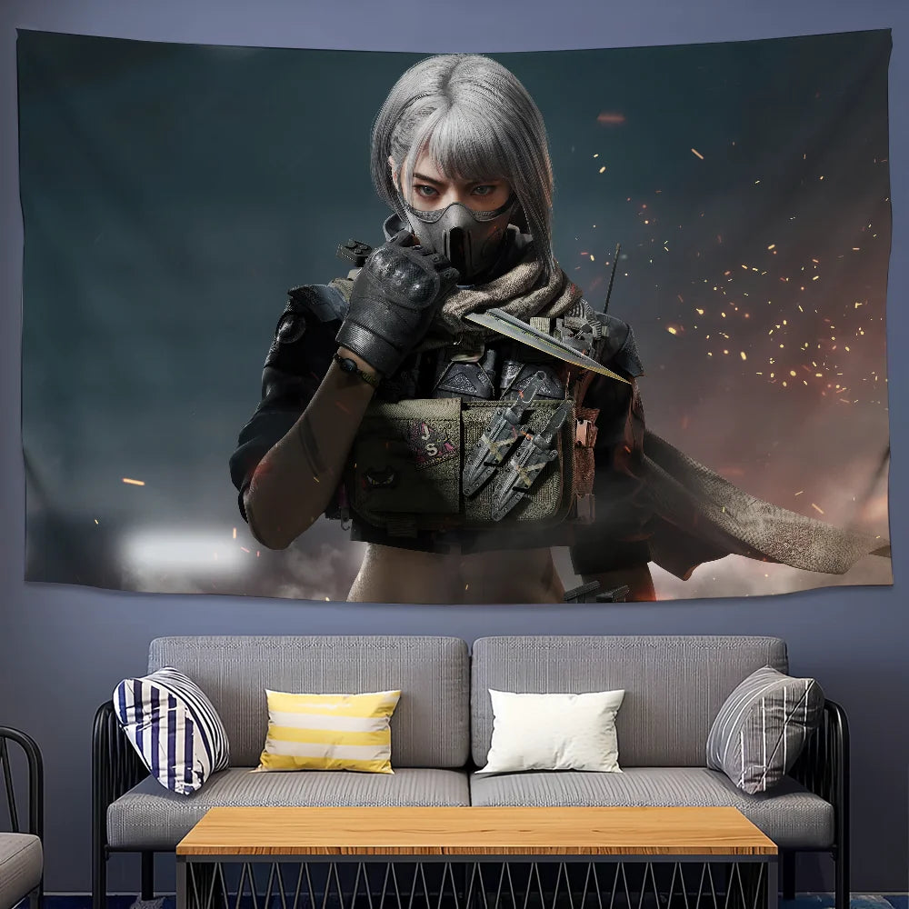 Hawk-Flagge für das Delta Force Hawk Ops-Spiel – Delta Ops-Außenbanner und Heimdekoration