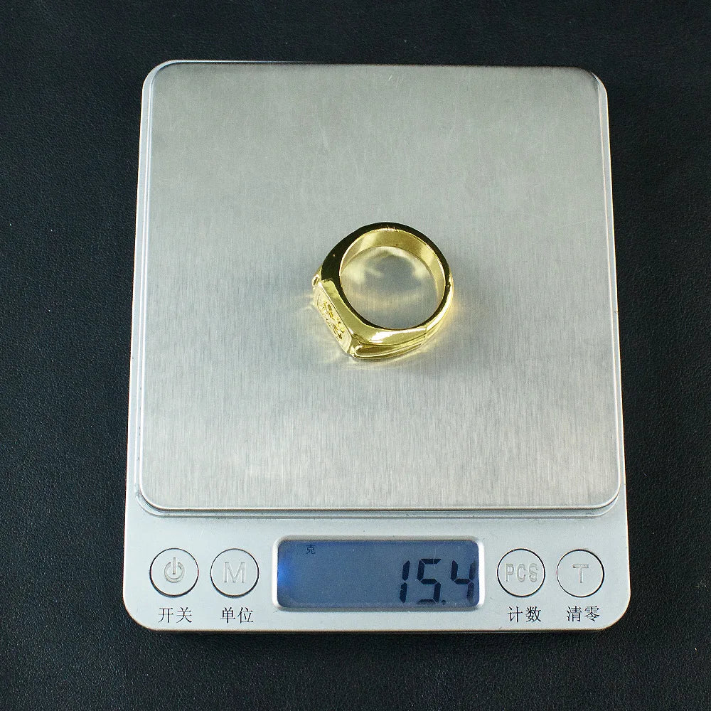 Delta Force 3cm Gold Wrench Ring – Self Defence Squad Game Trophy & Collectible Cosplay Prop