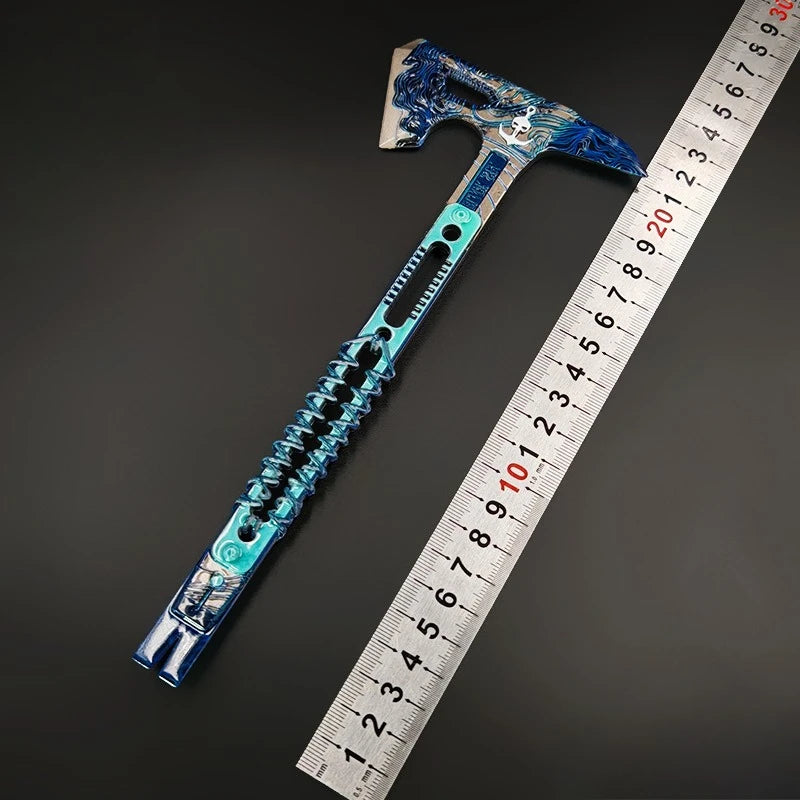 Replik der Delta Force Streitaxt – 22 cm großes Samurai-Waffenmodell aus Metall | Gaming- & Cosplay-Requisite