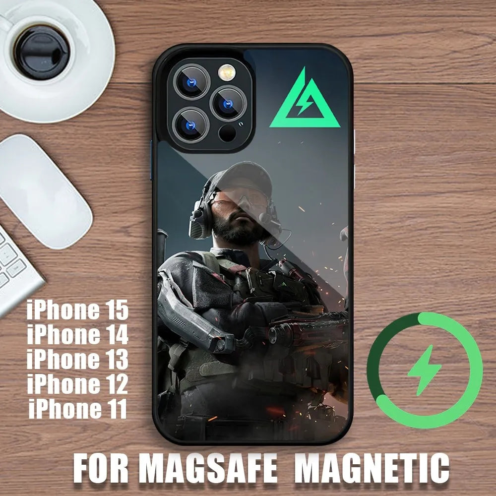 Coque MagSafe Delta Force Hawk Ops pour iPhone série 15