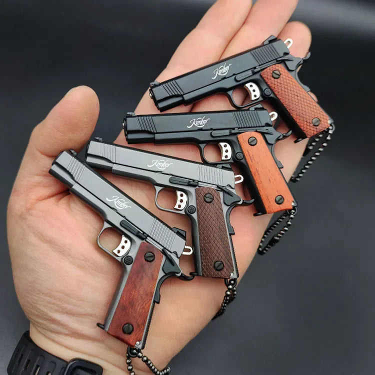 1:3 Mini KIMBER 1911 Pistolenmodell Schlüsselanhänger - Delta Force Hawk Ops inspiriert