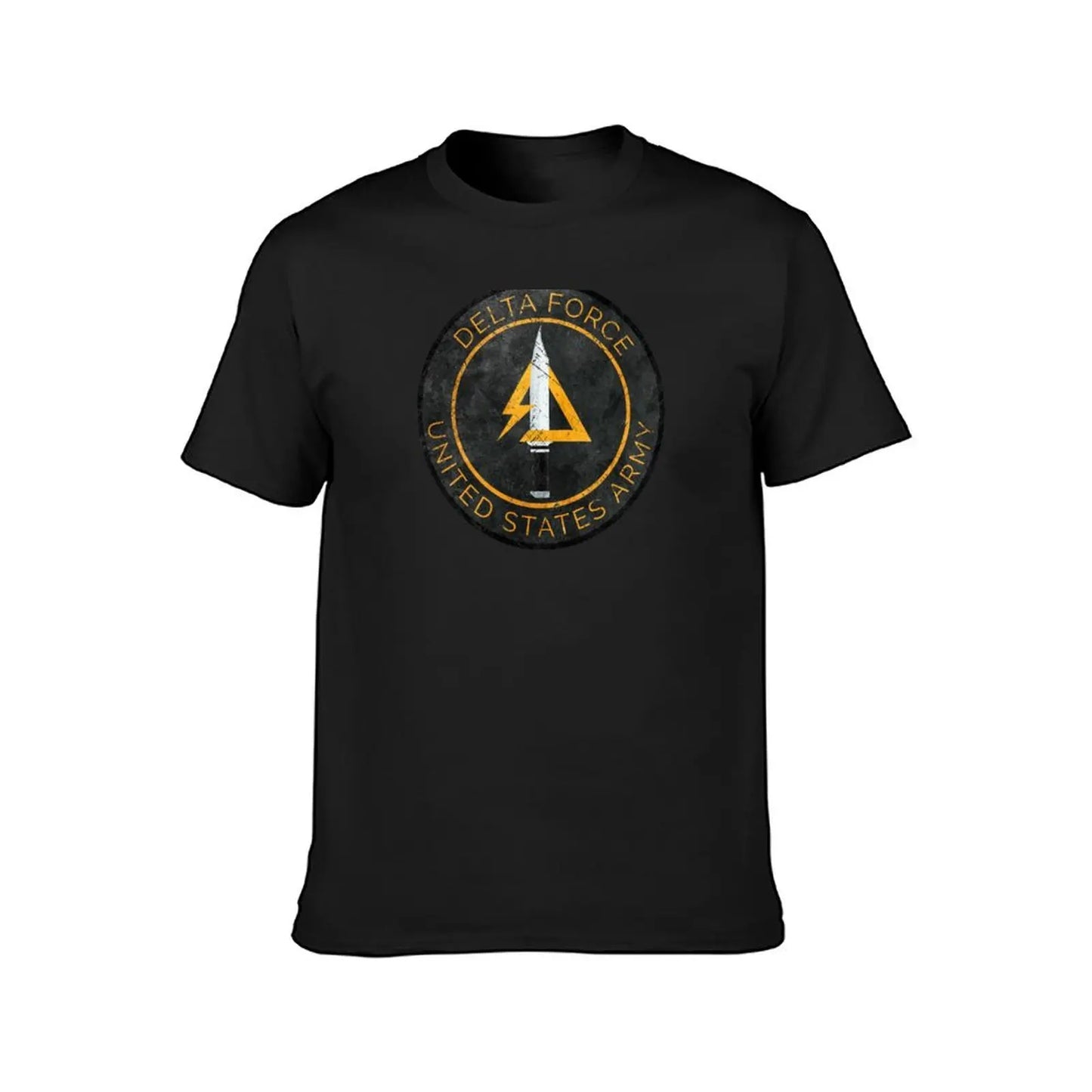 Delta Force Vintage Insignia T-Shirt – Schnelltrocknendes, schweres Herren-T-Shirt