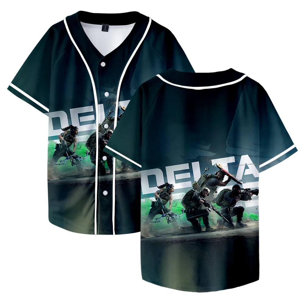 Delta Force Cosplay Unisex Short Sleeve Tee - Casual Streetwear