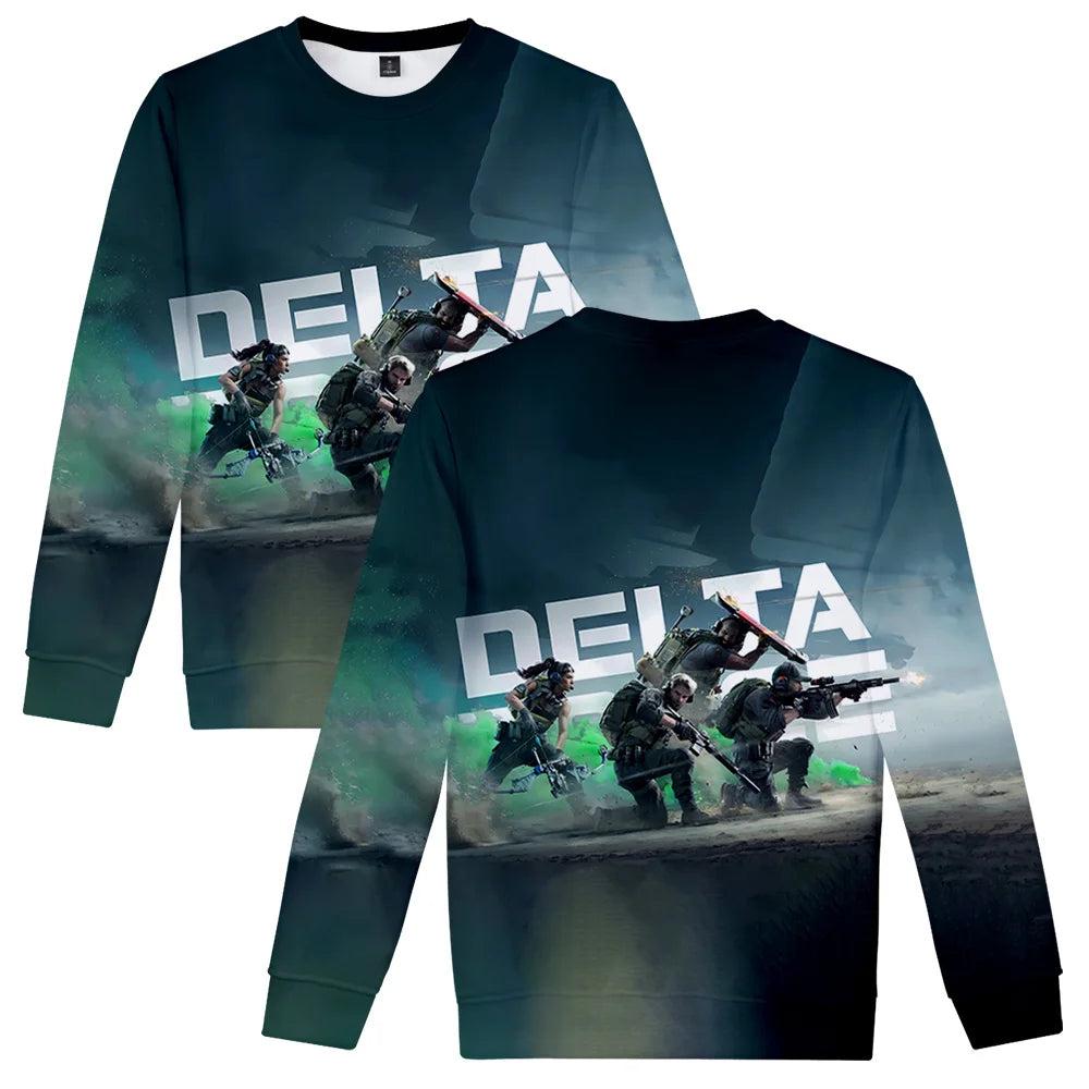Delta Force Hawk Ops Hoodies - Stylish Unisex Pullover Sweatshirts for Casual & Hip-Hop Fashion