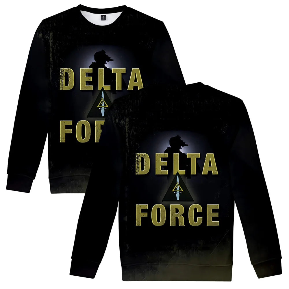 Delta Force Hawk Ops Hoodies - Stylish Unisex Pullover Sweatshirts for Casual & Hip-Hop Fashion