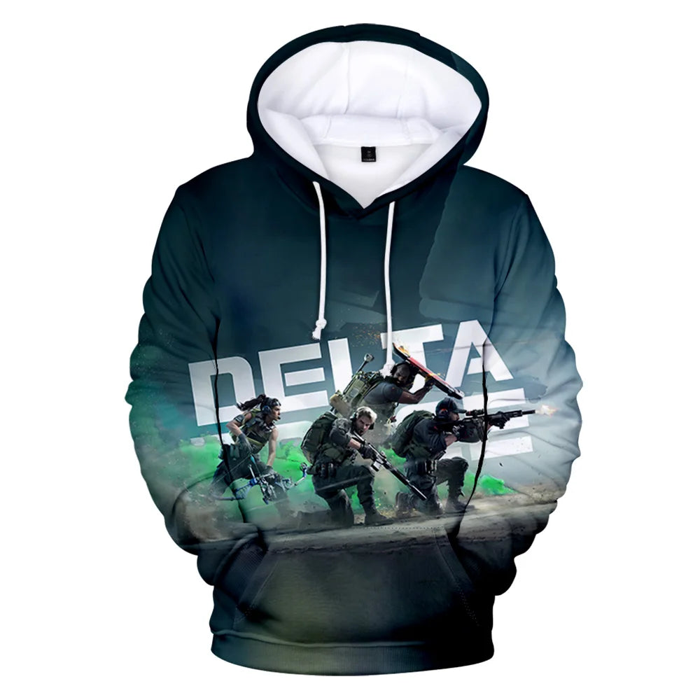 Sweats à capuche Delta Force - Nouveaux sweat-shirts streetwear unisexes inspirés du cosplay