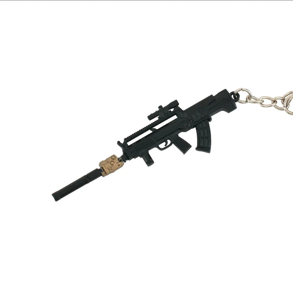 Delta Force T95-1 Gun Model Keychain – 9cm Mini Metal Pendant for Collectors, Gamers & Fans