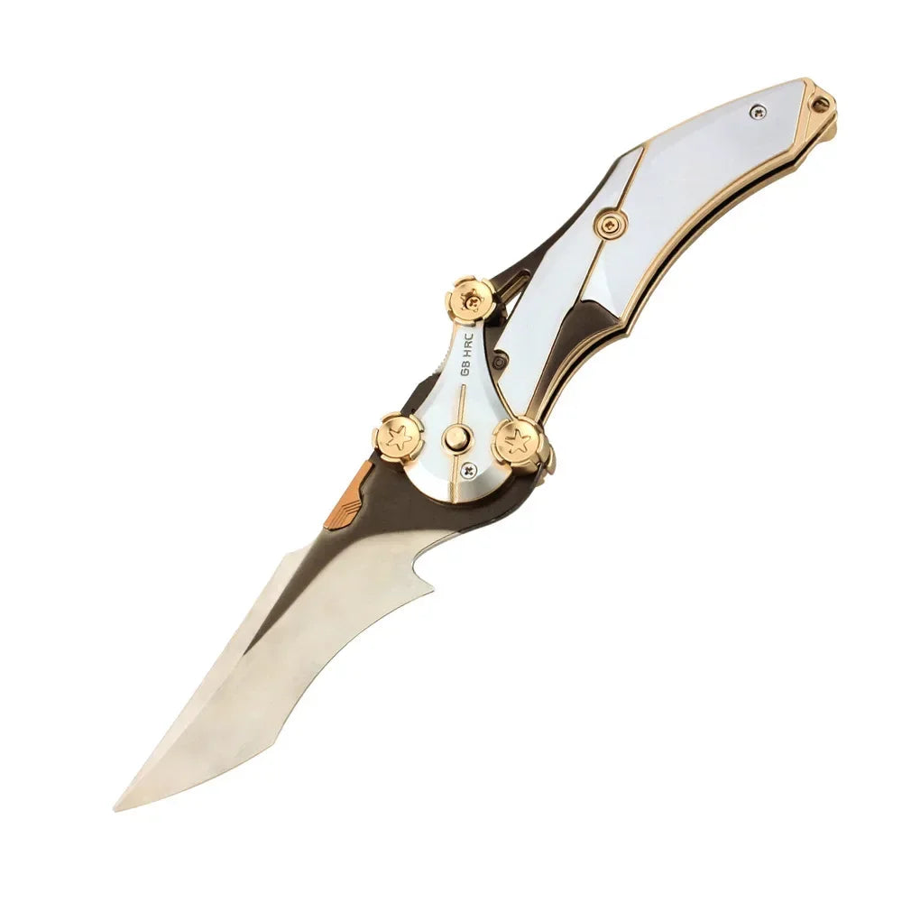 Couteau pliant flexible Delta Force Hawk Ops de 27 cm, réplique en métal inspirée