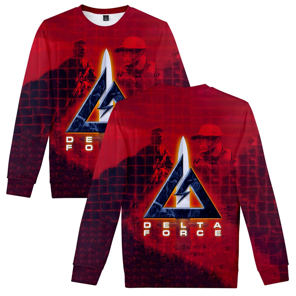 Delta Force Hawk Ops Hoodies - Stylish Unisex Pullover Sweatshirts for Casual & Hip-Hop Fashion