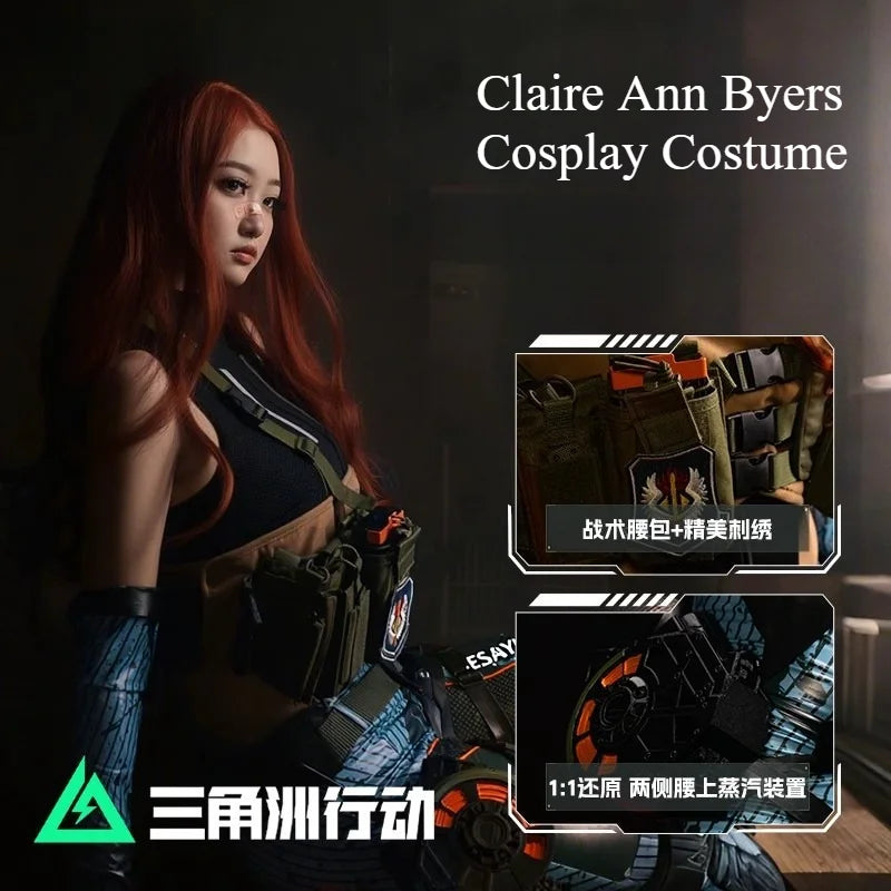 Delta Force: Hawk Ops Claire Ann Byers Cosplay Costume