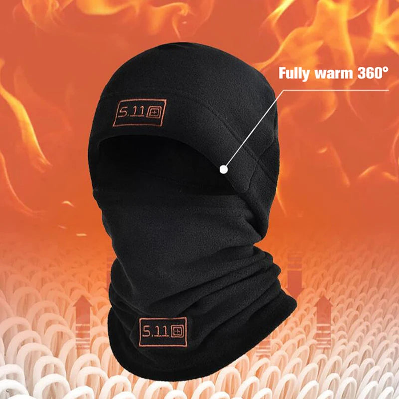 Cagoule polaire d'hiver Delta Force Coral Fleece - Masque thermique pour le visage et cache-cou