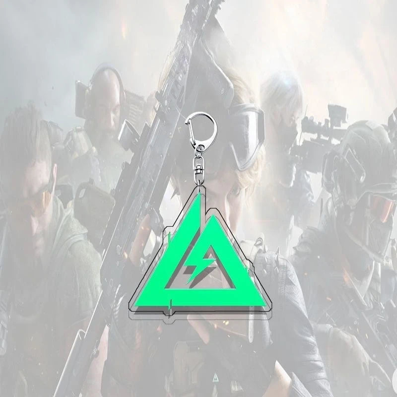 Delta Force Acrylic Weapon Keychain Set – Samurai Sword & Karambit Pendant for Cosplay, Collectors & Gamers