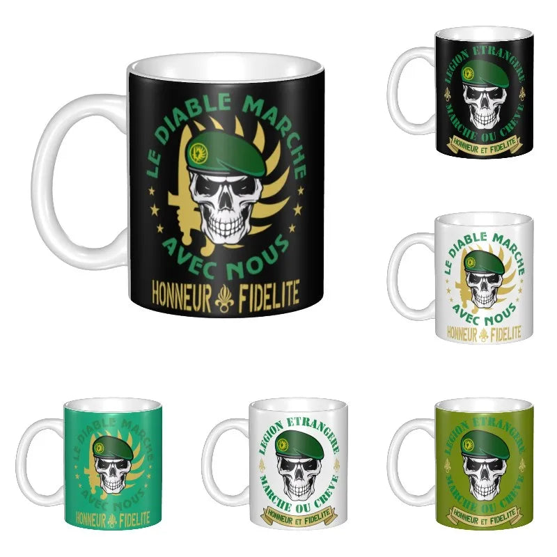 Personalisierte Delta Force x Fremdenlegion Tasse - Individuelle Kaffee- und Teetasse aus Keramik