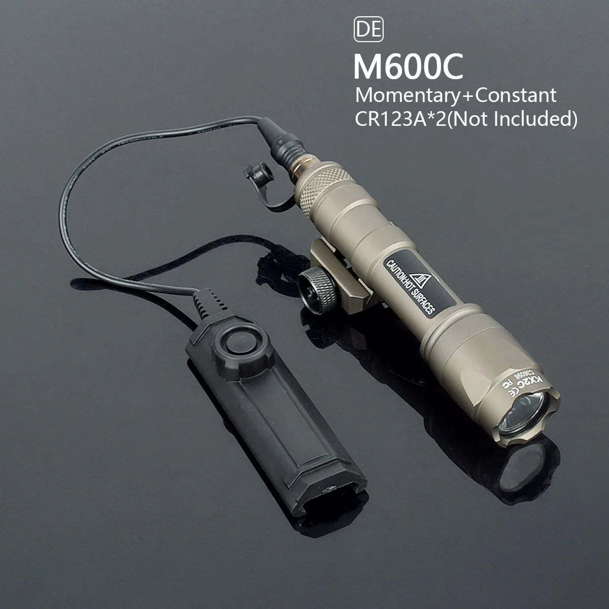 Delta Force Hawk Ops Tactical Surefire M600 Waffenlicht - Taschenlampe für Gewehr und Pistole
